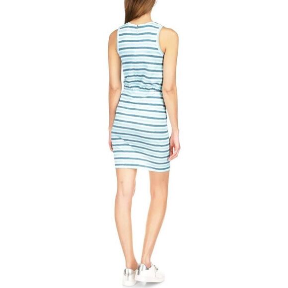 Michael Kors Teal Ikat Sleeveless Mini Dress - Picture 4 of 12